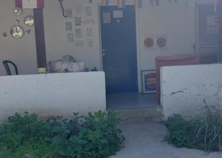 Each room has a small porch